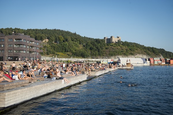 Sørenga sjøbad – Utendørs, Oslo
